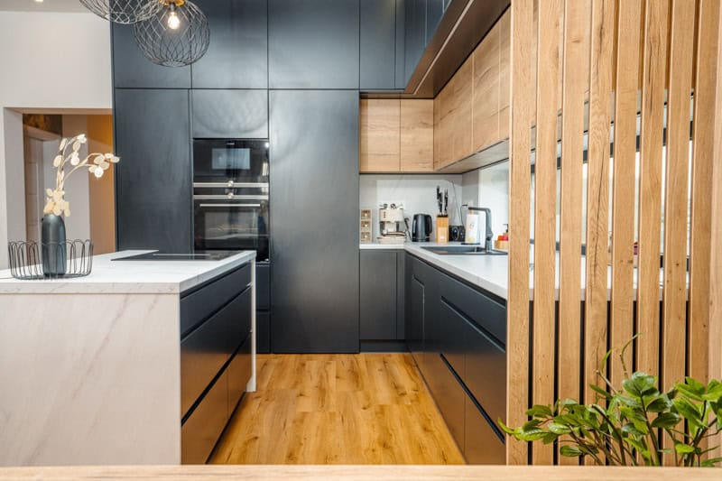 modern kitchen with a combination of black cabinet 2026 01 05 00 19 04 utc - Rema Construction